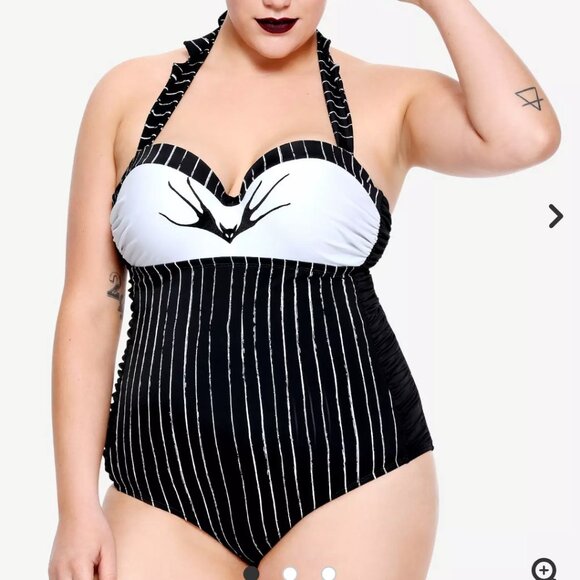 Hot Topic NBC Nightmare Before Christmas Jack Swimsuit 2XL NWT - Picture 1 of 6